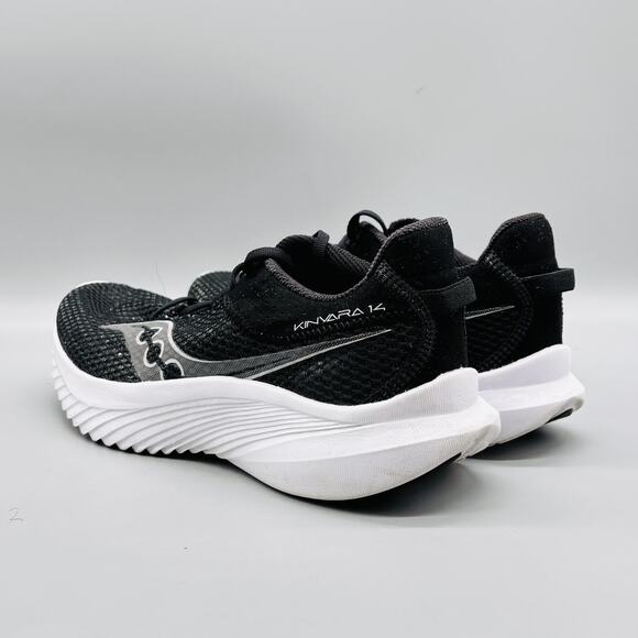 Saucony Shoes Womens 9.5 Black White Mesh Kinvara 14 Running Athletic Sneakers - Picture 5 of 10